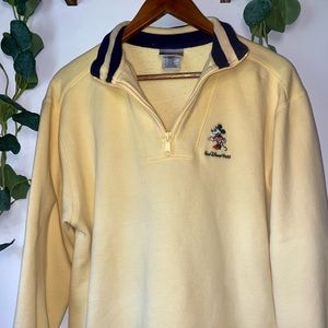 vintage disney quarter zip